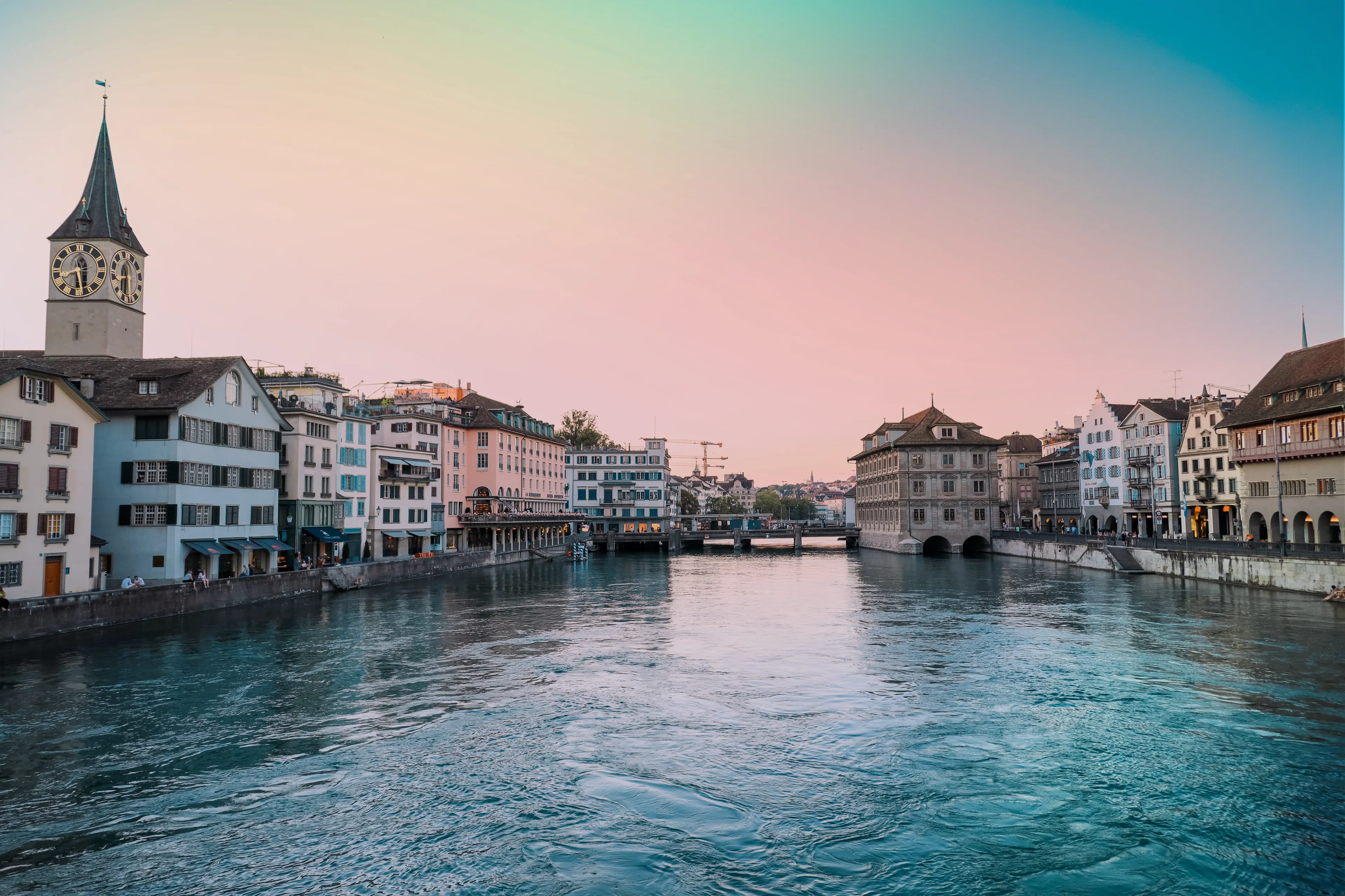 Image of Zurich and the Limmat